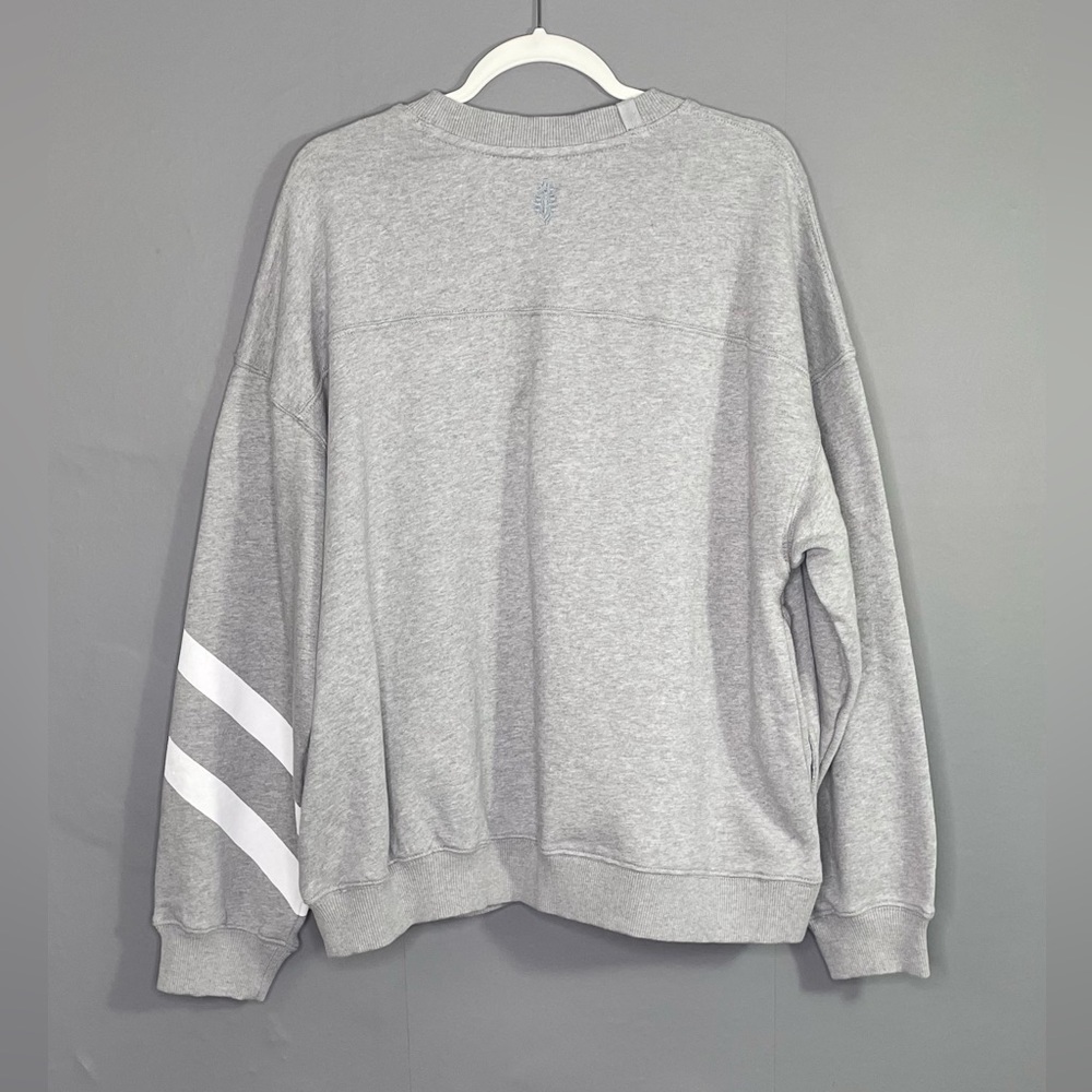 Free People FP Movement All Star Buti Logo Pullover Sweatshirt Oversized NWT - Picture 3 of 16